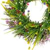 Front Door Spring Wreath Durable Fashion Elegant Ornament Hanging Wildflower Wreath for Wedding Wall Holiday Indoor Farmhouse