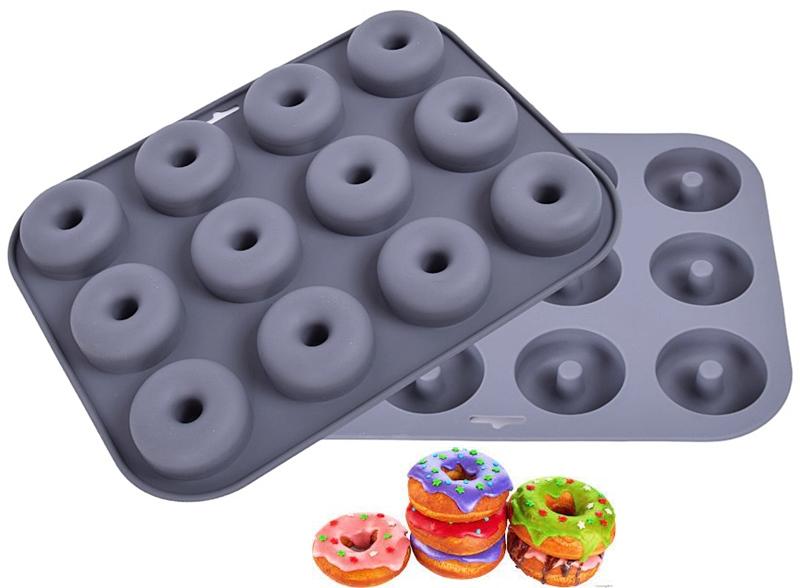 Silicone Donut Baking Form 12 Sockets
