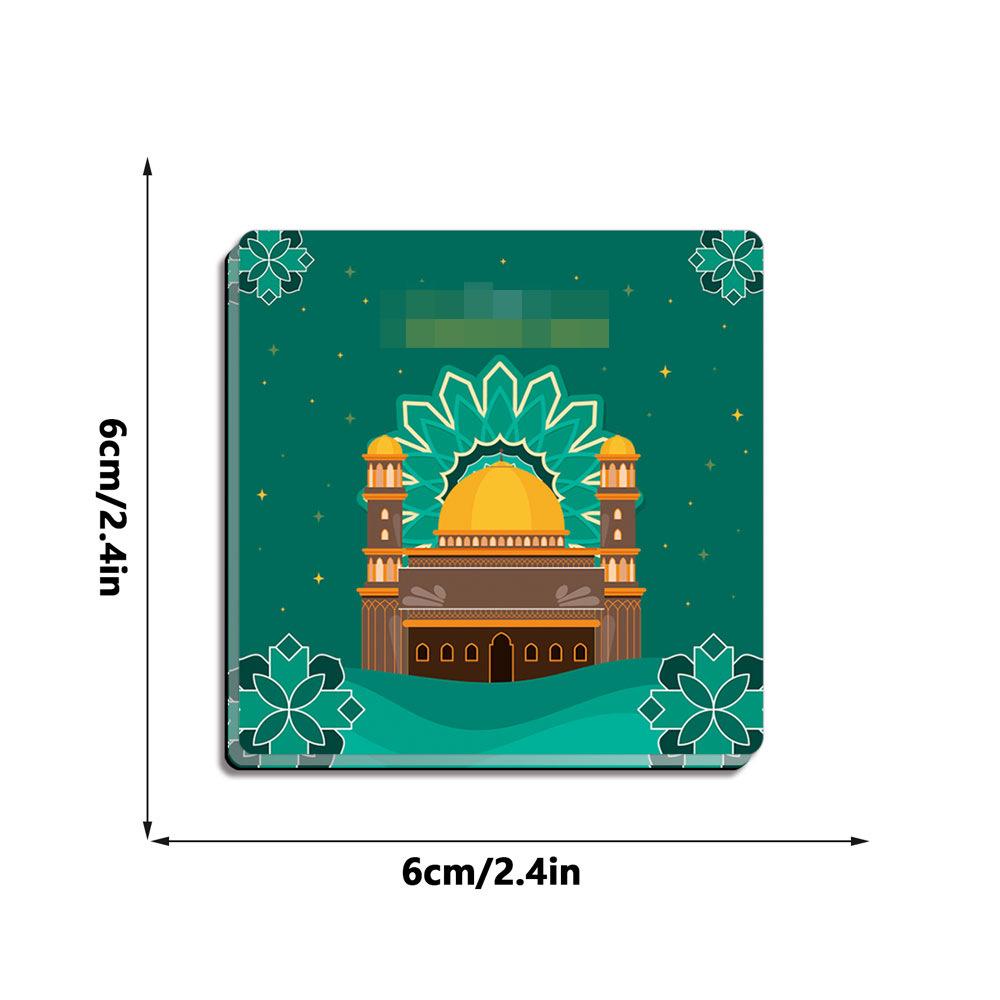 Middle Eastern Ethnic Style Acrylic Fridge Magnet Festival Home Decoration Sticker