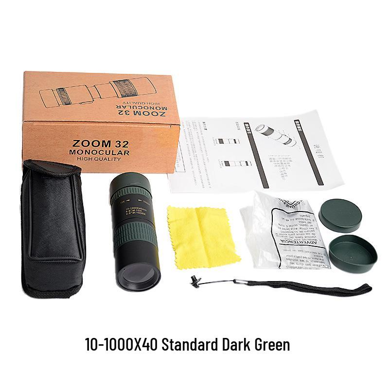 Universal Hawk 10-300x40 HD Variable Zoom Monocular Telescope for Mobile Photography