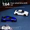 Rc Remote Control Car 1 64 Mini Four Wheel Drive High Speed Drift Racing Vehicle Model Desktop Ornament Gift For Friend