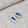 Iolite Gemstone 925 Sterling Silver Handmade Earring  Jewelry Beauteous Gift For Love