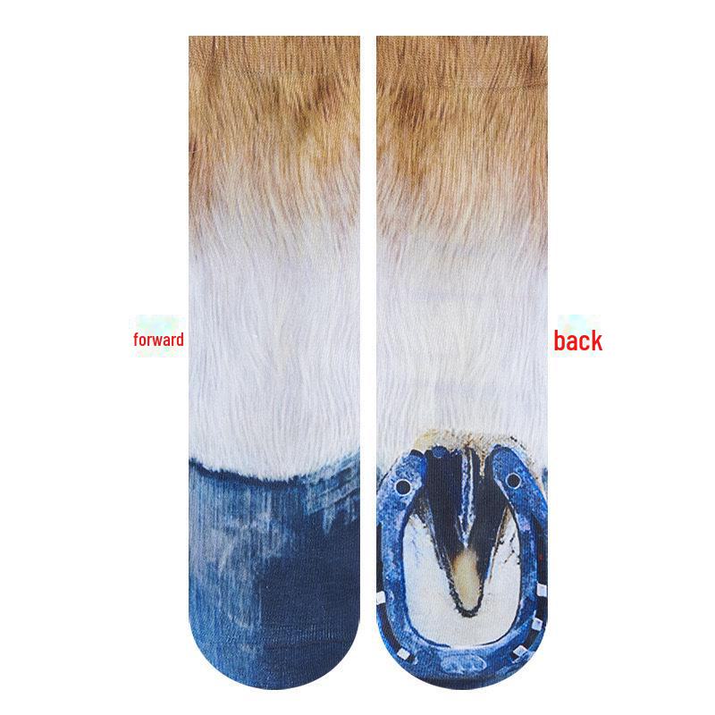3D Animal Print Funny Socks for Kids and Parents