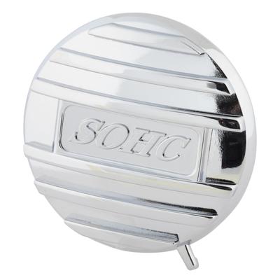 Kijima 101-1401 Motorcycle Parts Head Side Cover L with SOHC Logo Monkey (MONKEY)/Gorilla/DAX Etc., Aluminum Die Cast/Plating