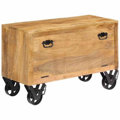 Vidaxl Szafka Na Buty, 86X35X55 Cm, Lite Drewno Mango