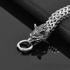 Locomotive Cool Guy Viking Zinc Zinc Alloy Men Bracelet Wolf Head Bracelet Fashion Jewelry Exquisite Gift