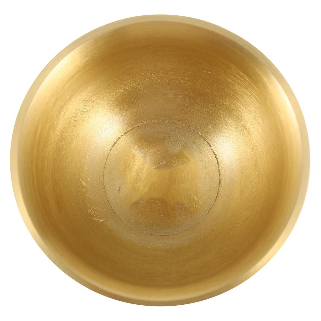 1Pcs Treasure Bowl Ornament Brass Wealth Bowl Decor for Home Office Shop Temple Luck Prosperity Feng Shui Gift