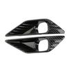 Carbon Fiber Style Front Fog Light Lamp Trim Cover for Mitsubishi Outlander