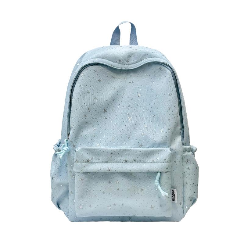 Schoolbag Korean ins Gypsy schoolbag junior high school high school girls large capacity lightweight backpack high value niche backpack