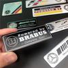GLC GLB 1Pcs Car Styling Aluminum Alloy Badge Sticker For Mercedes Benz AMG W206 W204 W205 W212 W213 W221 W222 W223 W251 W464 W