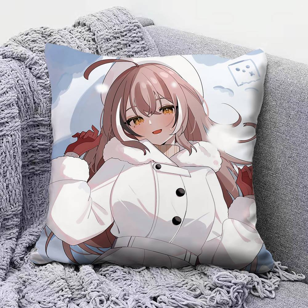 Nanashi Mumei Moom Home Sofa Cushion Covers and Aecorative Custom Pillow Covers