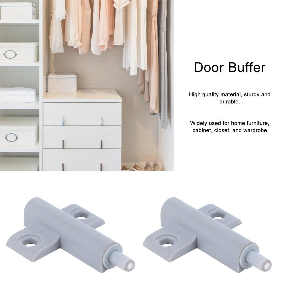 10PCS ABS Cabinet Door Damper Gray Drawer Bumper Quiet Soft Close Buffer Drawer
