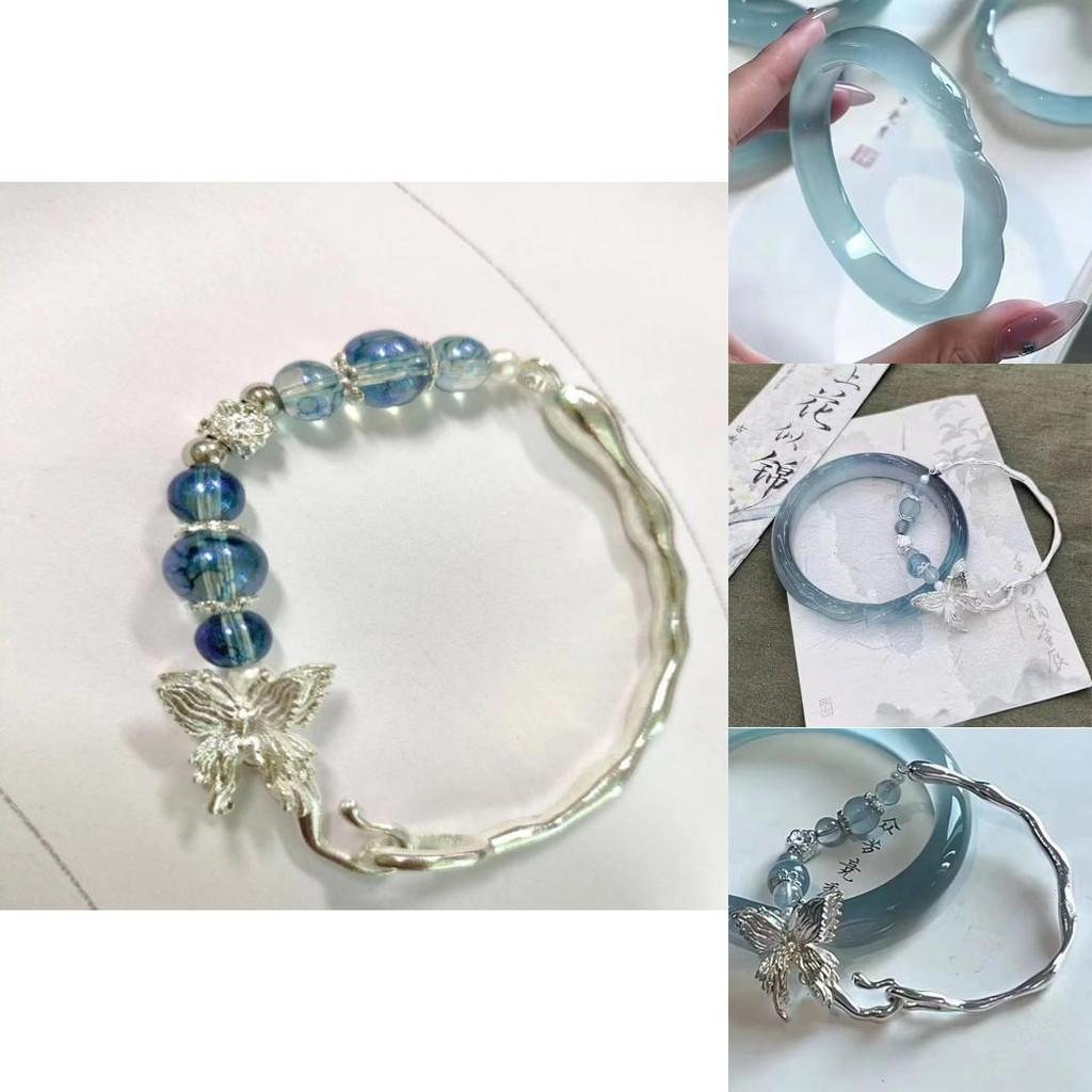 Personalized Alloy Blue Ice Fox Bracelet For Women Summer 2024 Fashion Trends