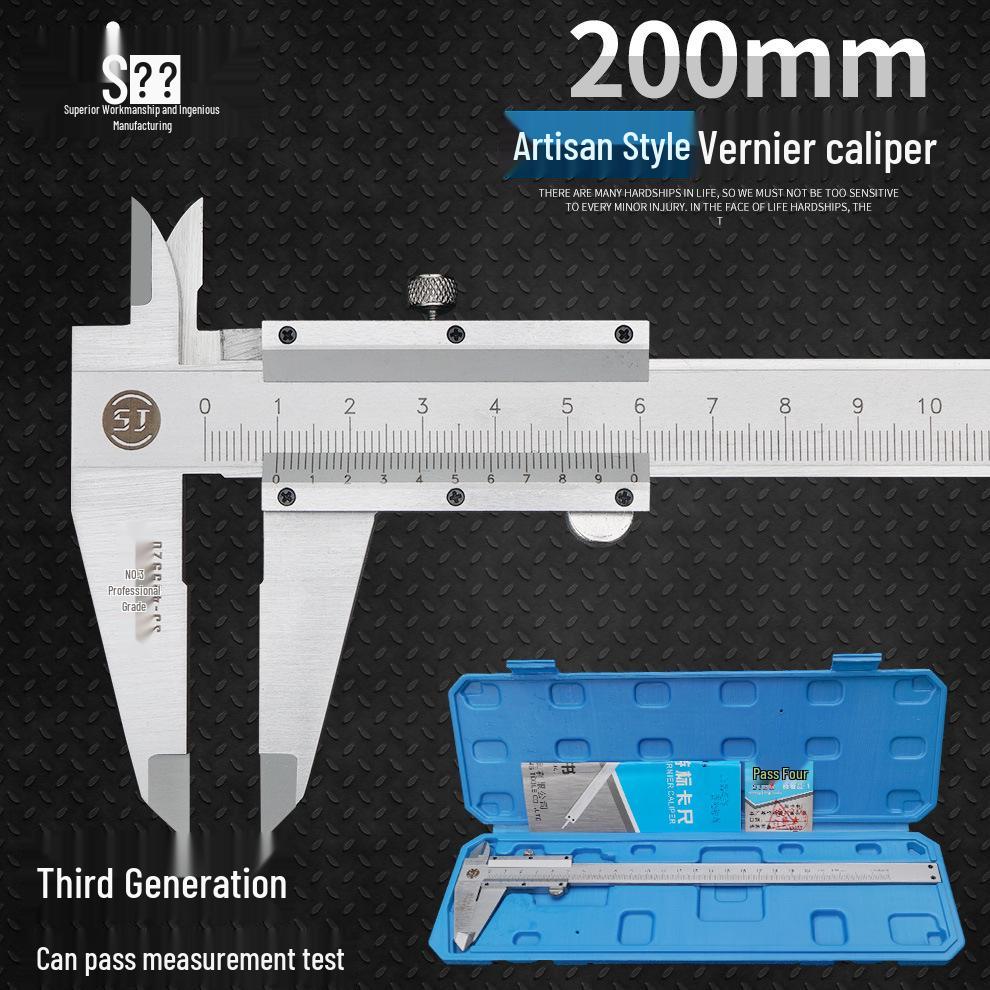Vernier Caliper with Dial, 0-150mm to 0-300mm Oil-Marked, Non-Stainless Steel