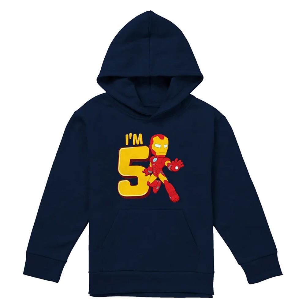 Marvel Childrens/Kids Iron Man 5th Birthday Hoodie