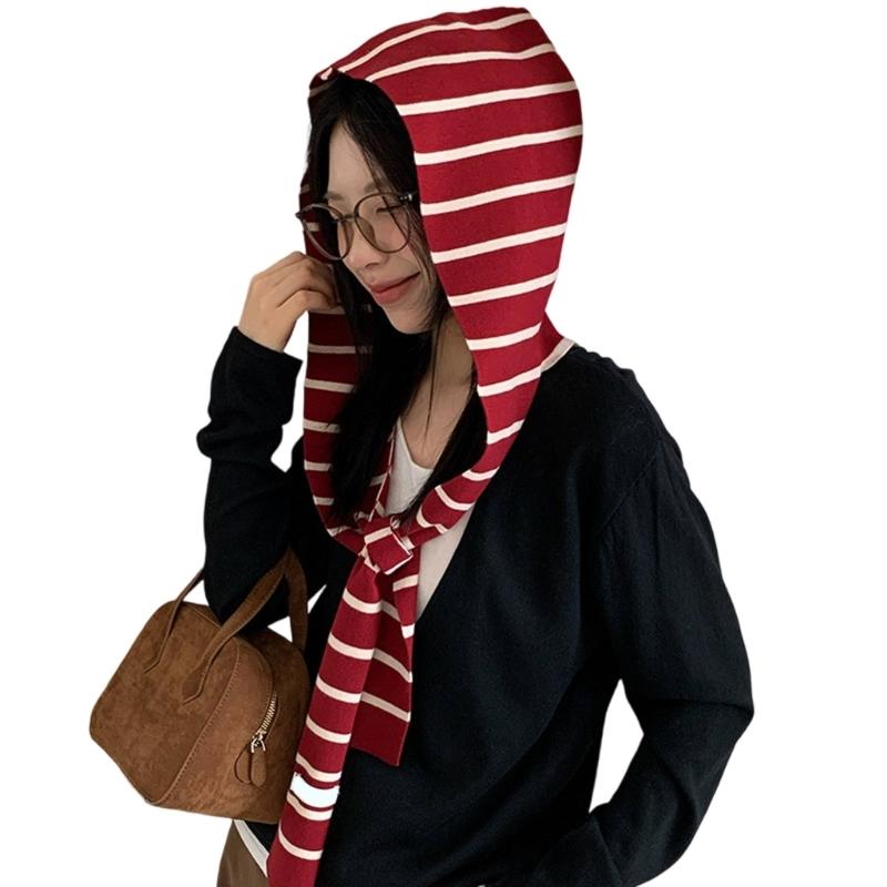 

Warm Scarf Hat Combination For Winter Outdoor Tasks And Daily Use бордовый