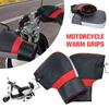 Motorcycle Protective Handlebar Set Luxury Stitching Winter Battery Car Windproof And Velvet Thickened Handlebar Set Waterproof