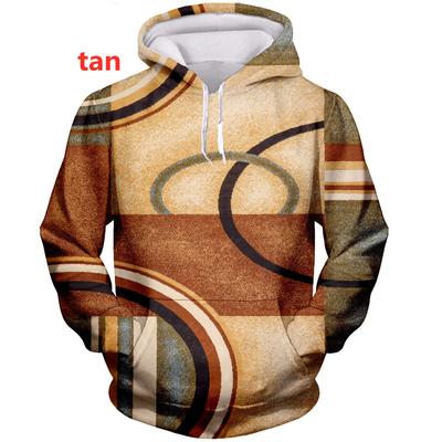 Nová móda Pánské/Dámské 3D celoplošně potištěné mikiny Hipster Hip Hop Streetwear s kapsami