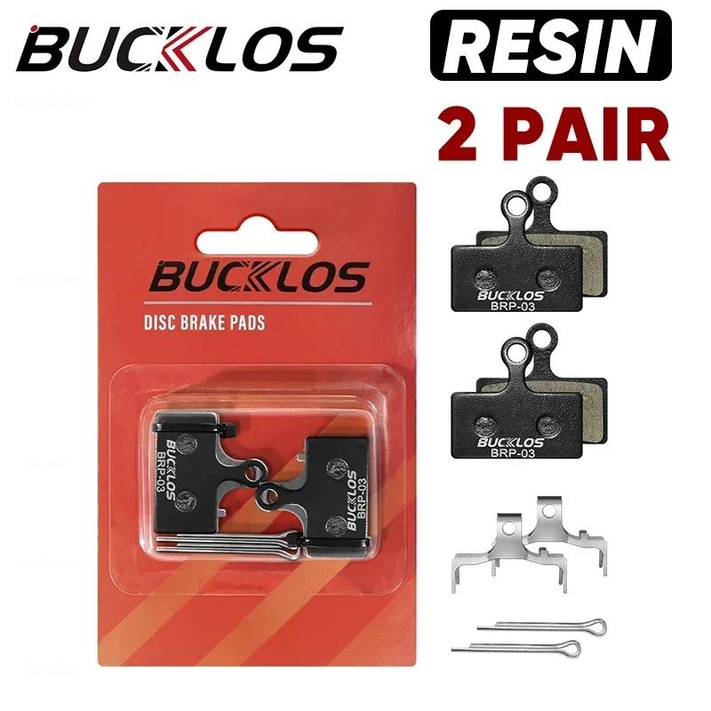 BUCKLOS Resin Bike Disc Brake Pads 2/4PC B01S Bicycle Disk Pads for M9000 M9020 M9120 M8020 MTB Road Bike Hydraulic Discs Pad