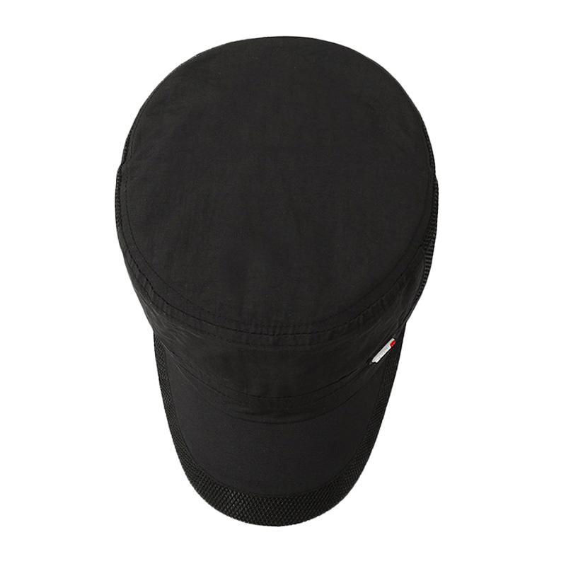 Summer Quick-Drying Flat Cap Men's Outdoor Baseball Cap Sunscreen Fishing Sun Hat Thin Breathable Cap