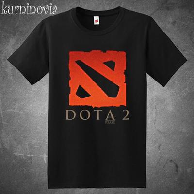 DOTA 2 Video Game Men's Black Size S To 5XL