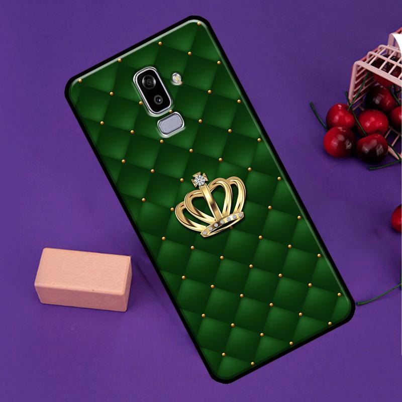 Quilted Texture Sofa Pattern Crown Phone Case For Samsung Galaxy J3 J5 J7 2017 J1 A5 A3 2016 J8 J4 J6 Plus A6 A8 A7 A9 2018