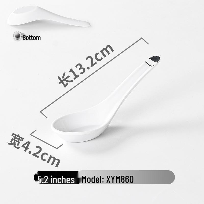 Drop-Proof Melamine Resin Cup - White Porcelain-Style Plastic Tea Cup for Restaurants & Hotels