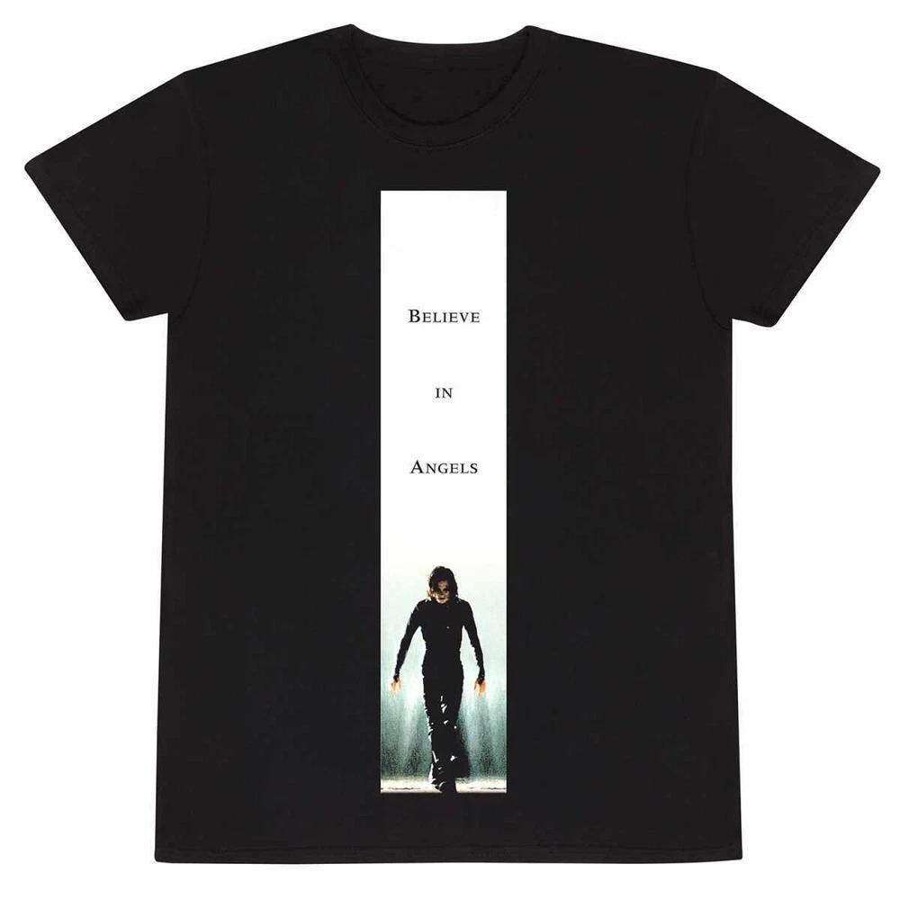 The Crow Film Poster Brandon Lee Believes In Angels Tshirt S