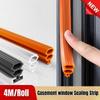 Plastic Steel Sealing Strip TPE Weatherstrip Door New Seal Card Slot  Window Sealing