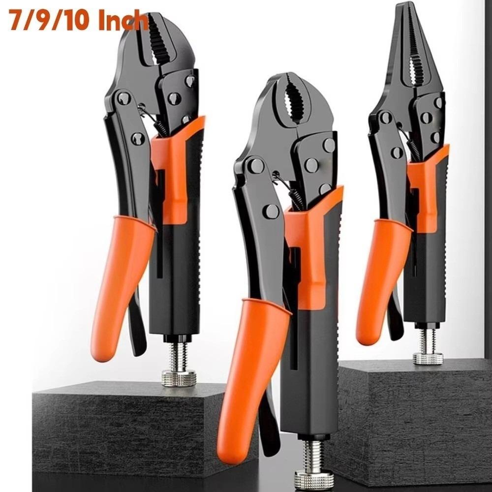 7/9/10 Inch Industrial Grade Locking Pliers Heavy Duty Clamp Pliers Hand Pliers Workshop Operation