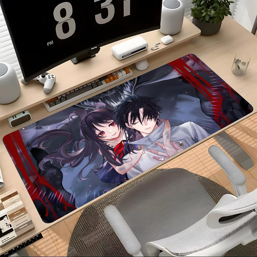 Yuta Okkotsu JJujutsu Kaisen Mouse Pad Mousepad Laptop Office Deskmat Large Black Gamer NonSlip Keyboard Rubber Mause Pad