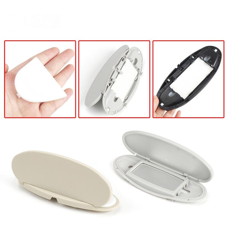 Car Front Sun Visor Sunshade Makeup Mirror Mini Sunshade Plastic Cover 51167361833 For BMW MINI R55 R56 R60 2007-2014