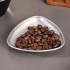 Stainless Steel Coffee Bean Display Plate Coffee Bean Weighing Plate Metal Sauce Dish Irregular Coffee Bean Dosing Tray