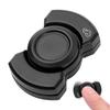 Triple Action Metal Fidget Spinner for Adults Zinc Alloy Tactile Sliding Knob Anti Anxiety Desk Toy with Smooth Rotation Click and Slide Functions