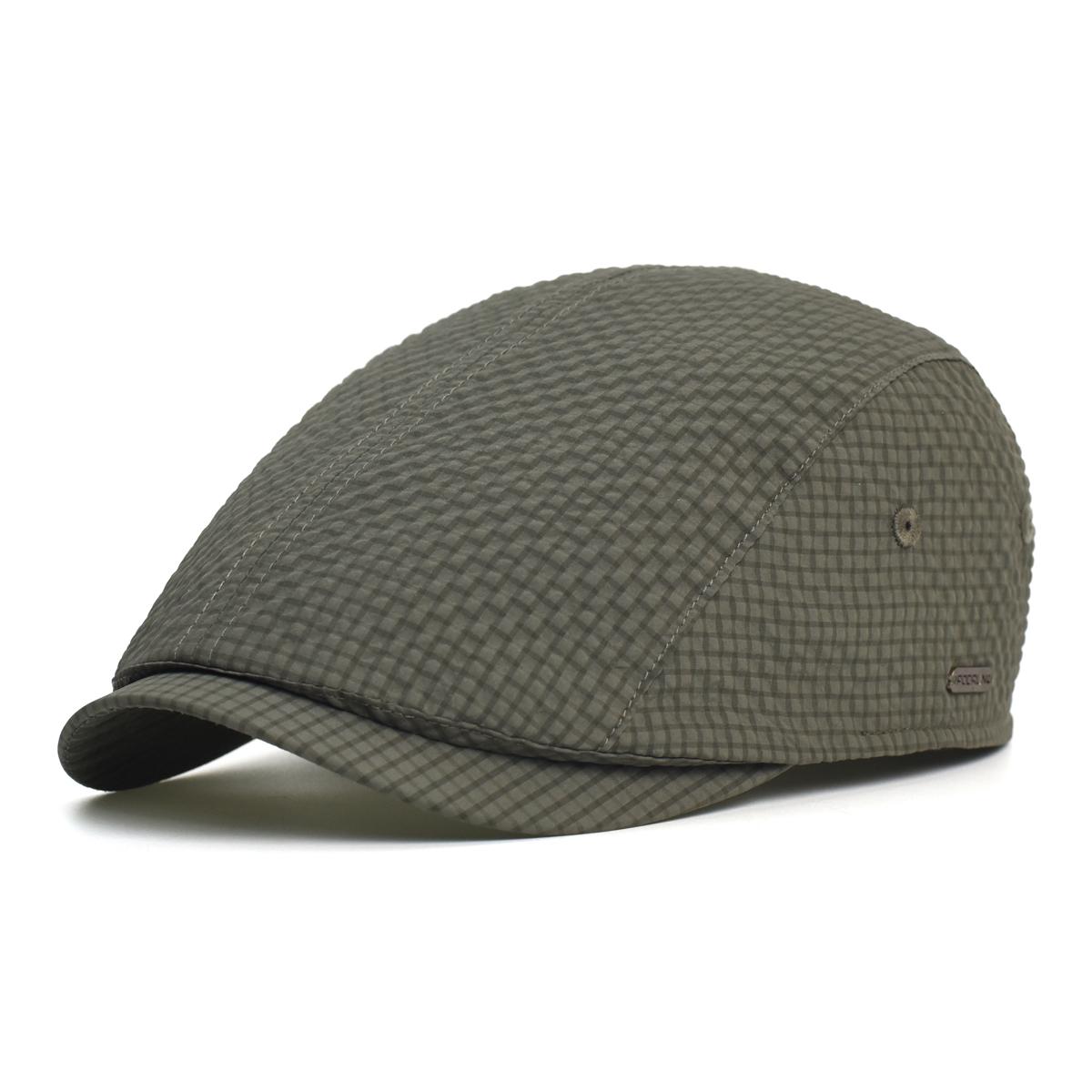 Spring Summer Breathable Newsboy Caps Outdoor Casual Beret Flat Ivy Hats Fashion Flat Caps Adjustable 56-59cm
