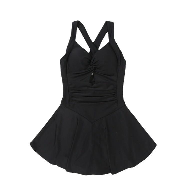 2024 Summer Women's One-Piece Swimsuit: Slimming, Belly-Flattering, Dress Style for a Beach-Ready Look