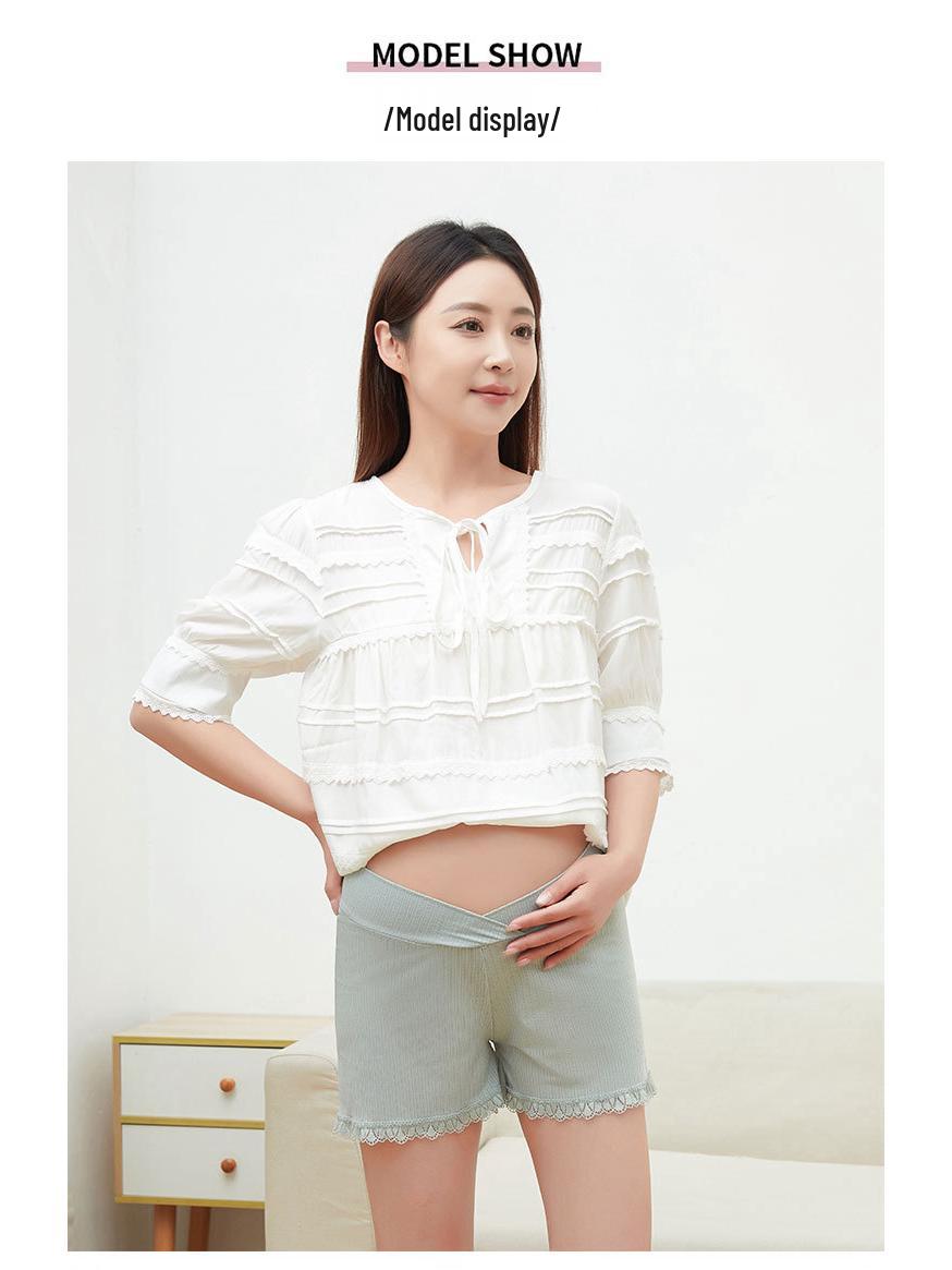 

Летние дородовые шорты из ледяного шелка с защитой от просвечивания для беременных женщин XXL (80kg-90kg)