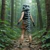 Dinosaur Headdress Spine Halloween Cosplay Supplies Realistic Dinosaur Skeleton Costume Set Role Play Props For Adults Kids