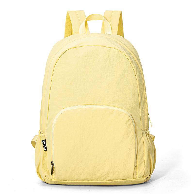 Blocking Simple Color Lightweight Neutral Backpack For Outdoor Sports And