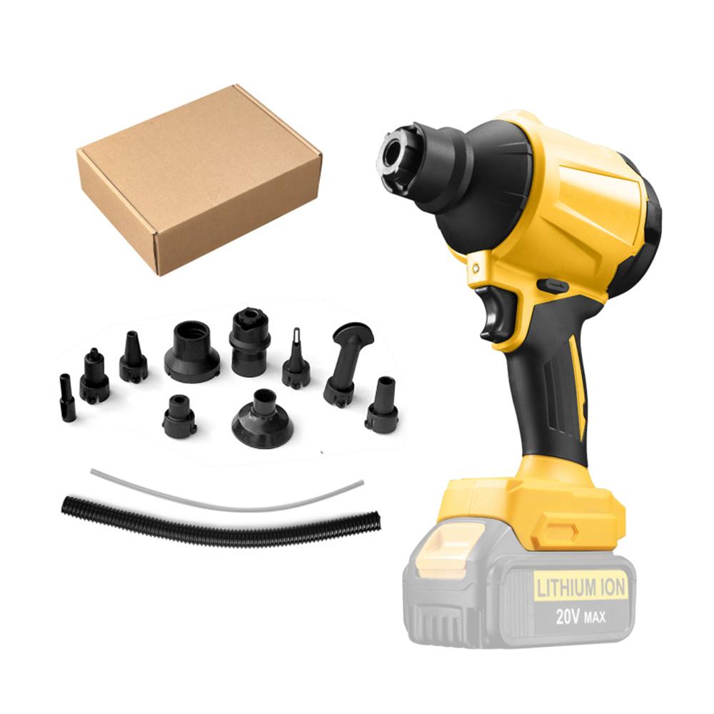 For Makita/ Dewalt/ Milkaukee Brushless Air Blower Cordless Air Dust Removal Gun Multifunction Dusting Machine Inflator Tools