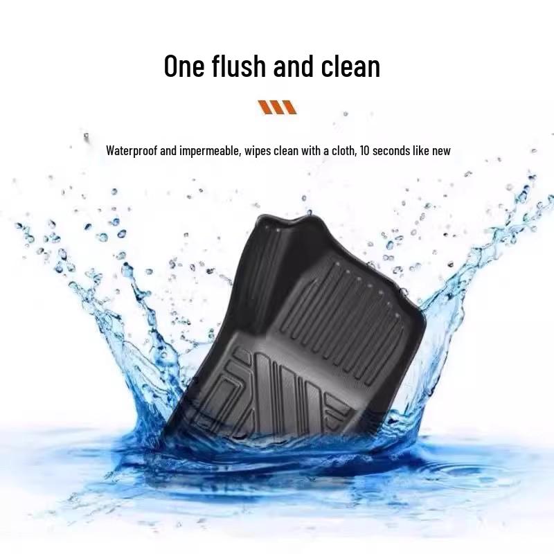 Odorless Waterproof TPE Floor Mats for 2015-2024 Toyota Hilux Pickup, LHD/RHD