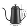 Black Color Coffee Drip Pot Thickened Stainless Steel Home Brewing Kettle  Tea Brewing
