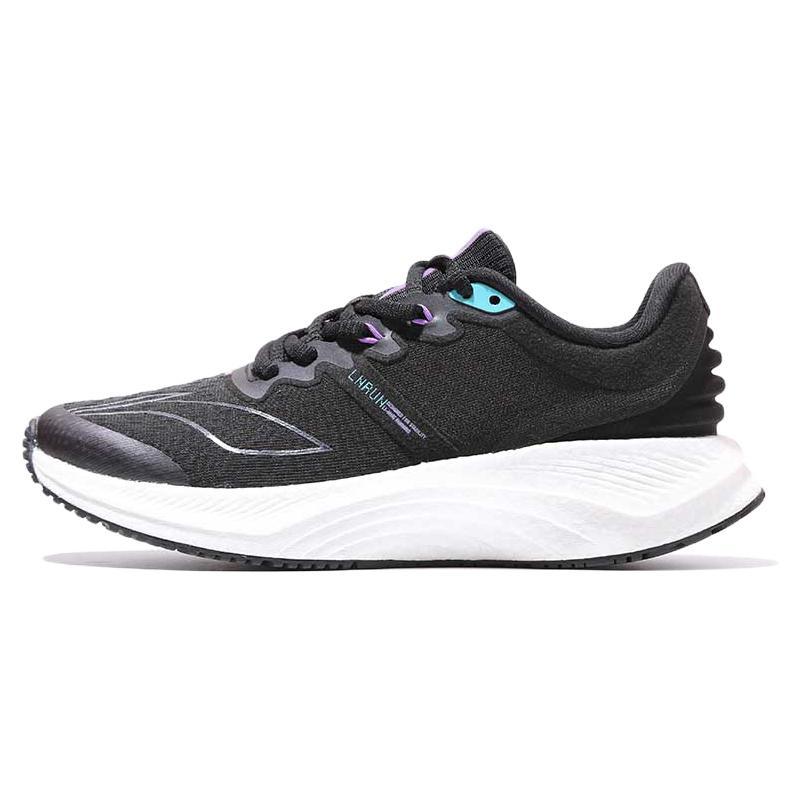 New LiNing Slip Resistant, Abrasion Resistant, Breathable Low Top Running Shoes Women's Black ARHS036-2
