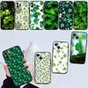 Fresh Clover Full Print Phone Case for iPhone 17 16 15 14 13 12 11 Series Pro Max Plus Double Layer Protection