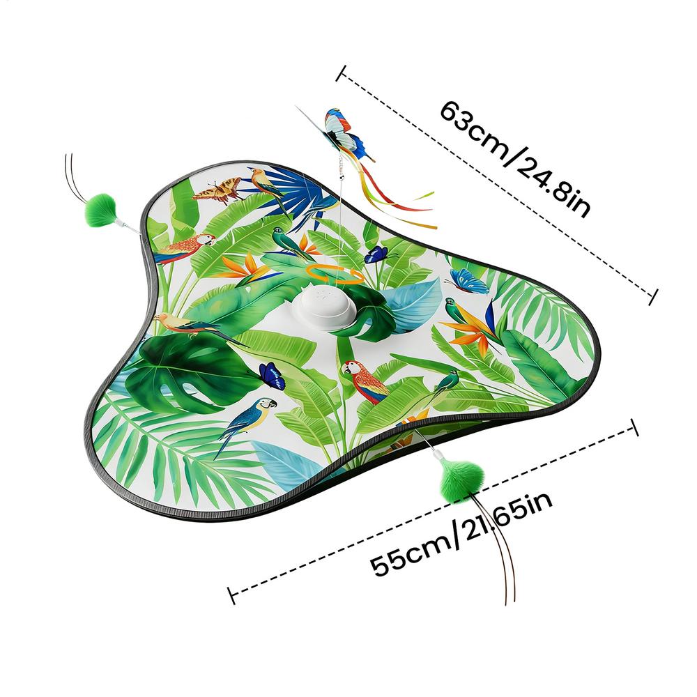 Автоматическая игрушка для кошек Тихая игра с движущимися скрытыми дразнилками Перезаряжаемая Стимулирующие игрушки для кошек для угла квартиры Время в одиночестве