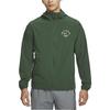 Nike Wellness Letter Print Hooded Sports Casual Jacket With Packable Design Men Jackets Spruce-Green FV3970-323