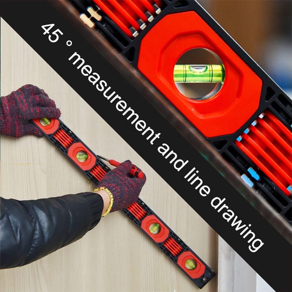 High Precision Magnetic Level Meter Multi-angle Angle Finder Gauge Folding Horizontal Ruler  Stairs