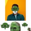 Realistic Green Witch Mask For Halloween Easter Carnival Party Mask Prop