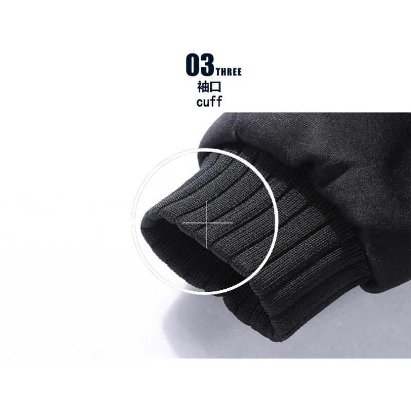 Autumn Winter Men's Zipper Long-sleeved Cardigan Hooded Drawstring Top Elastic High-waist Pocket Casual Trousers Sports Suit