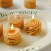 Biscuit Candles, Cookie Scented Candles Creative Candles Ins Set Gift Modeling Wax, Holiday Decoration Box Gift for Festival